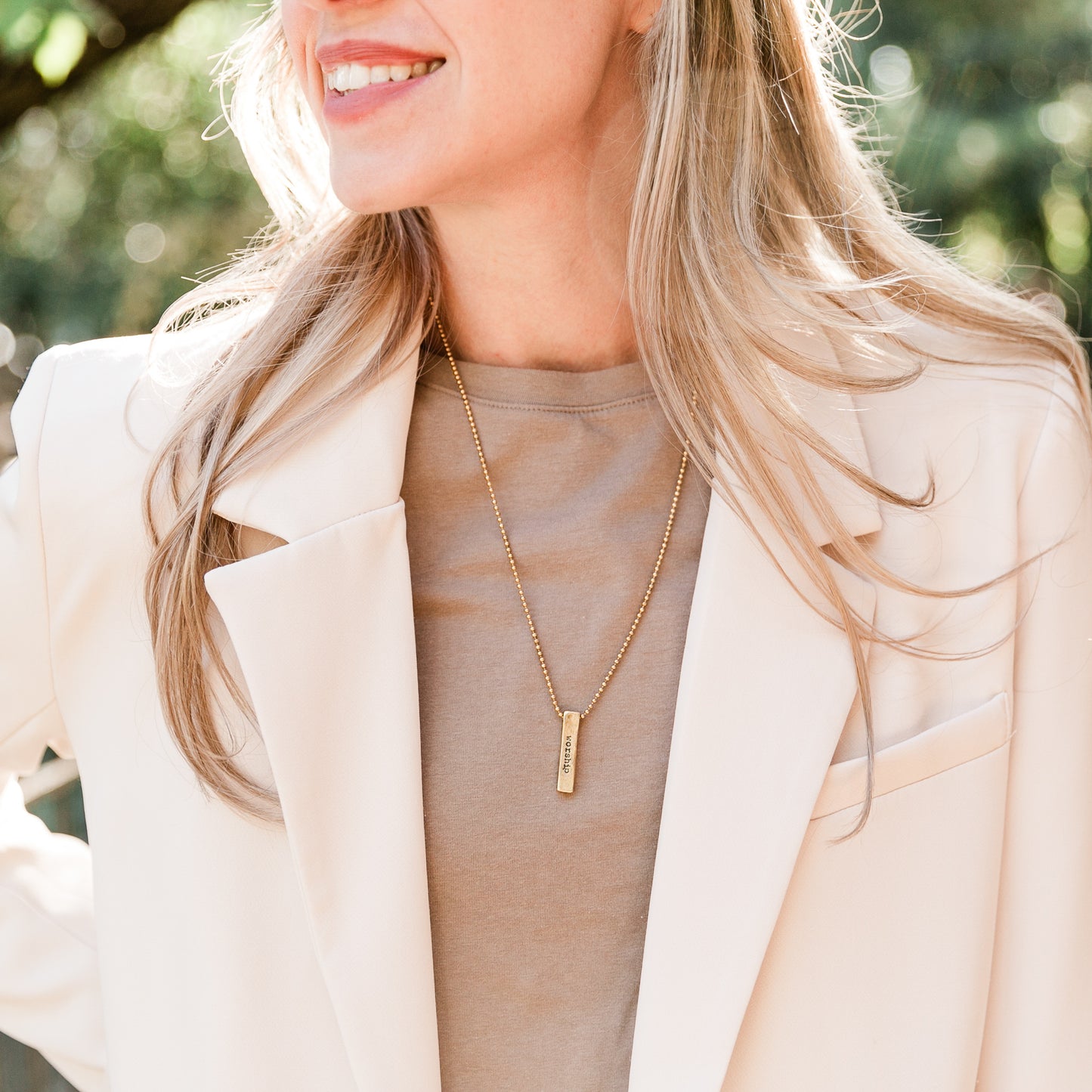 Heaven Inspired Cornerstone Necklace | Women's - Gold