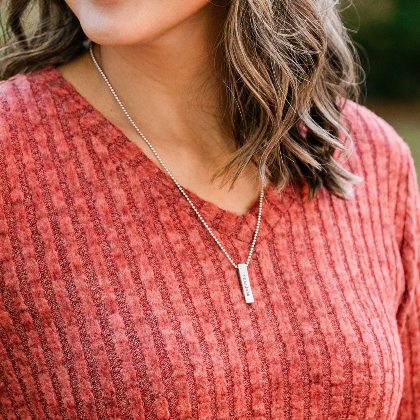 Heaven Inspired Cornerstone Necklace | Men's - Silver