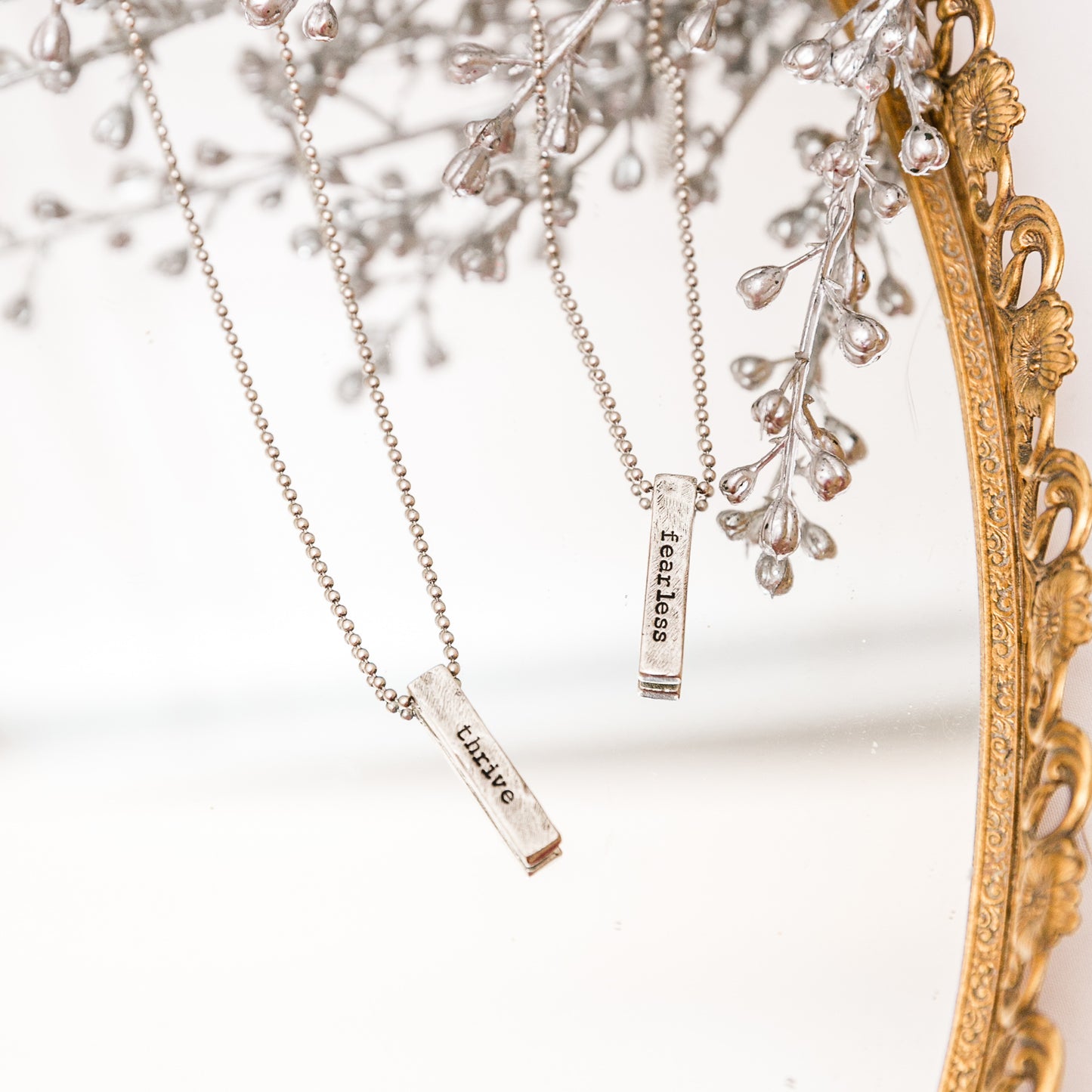Heaven Inspired Cornerstone Necklace | Men's - Silver