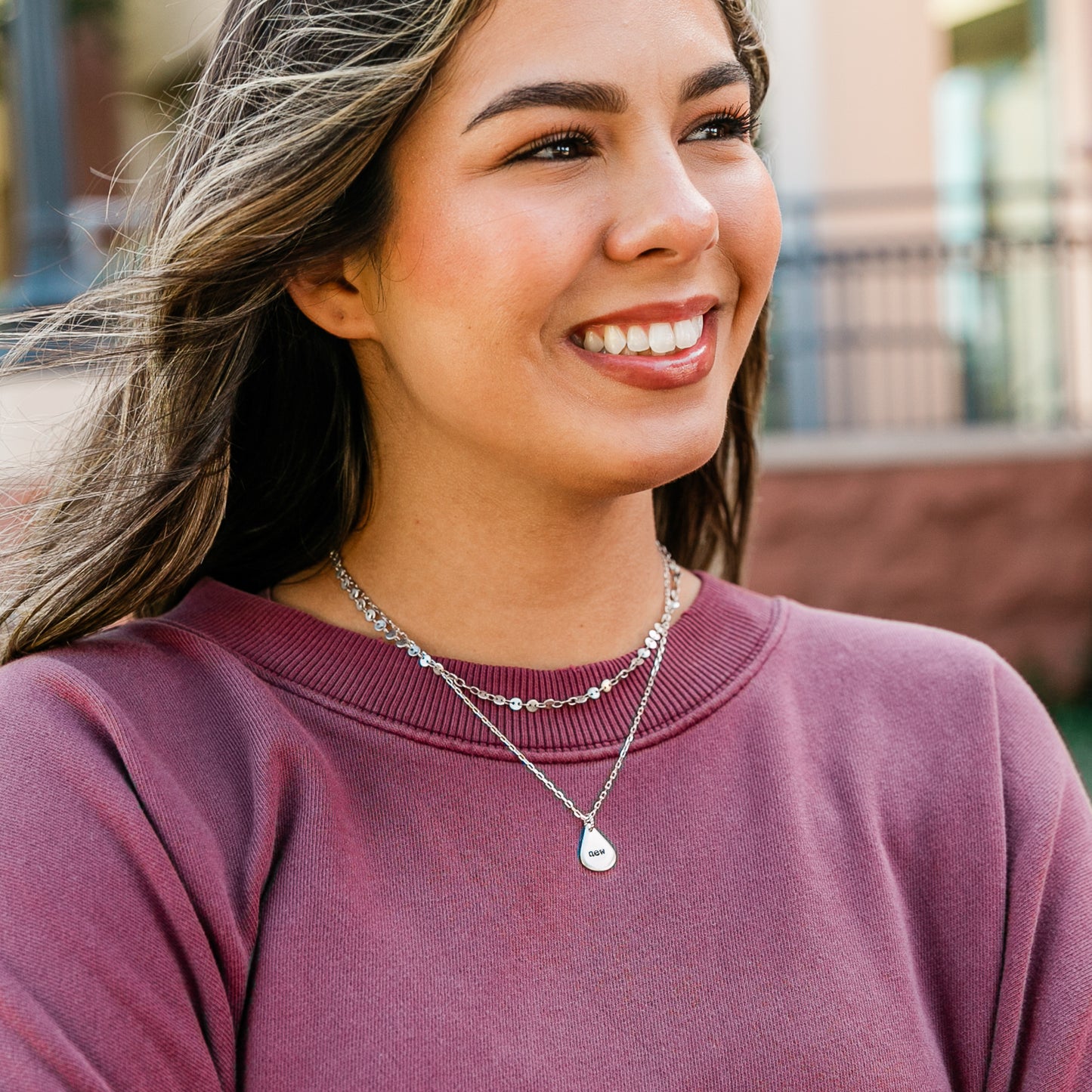 Heaven Inspired Lydia Layered Necklace - Silver