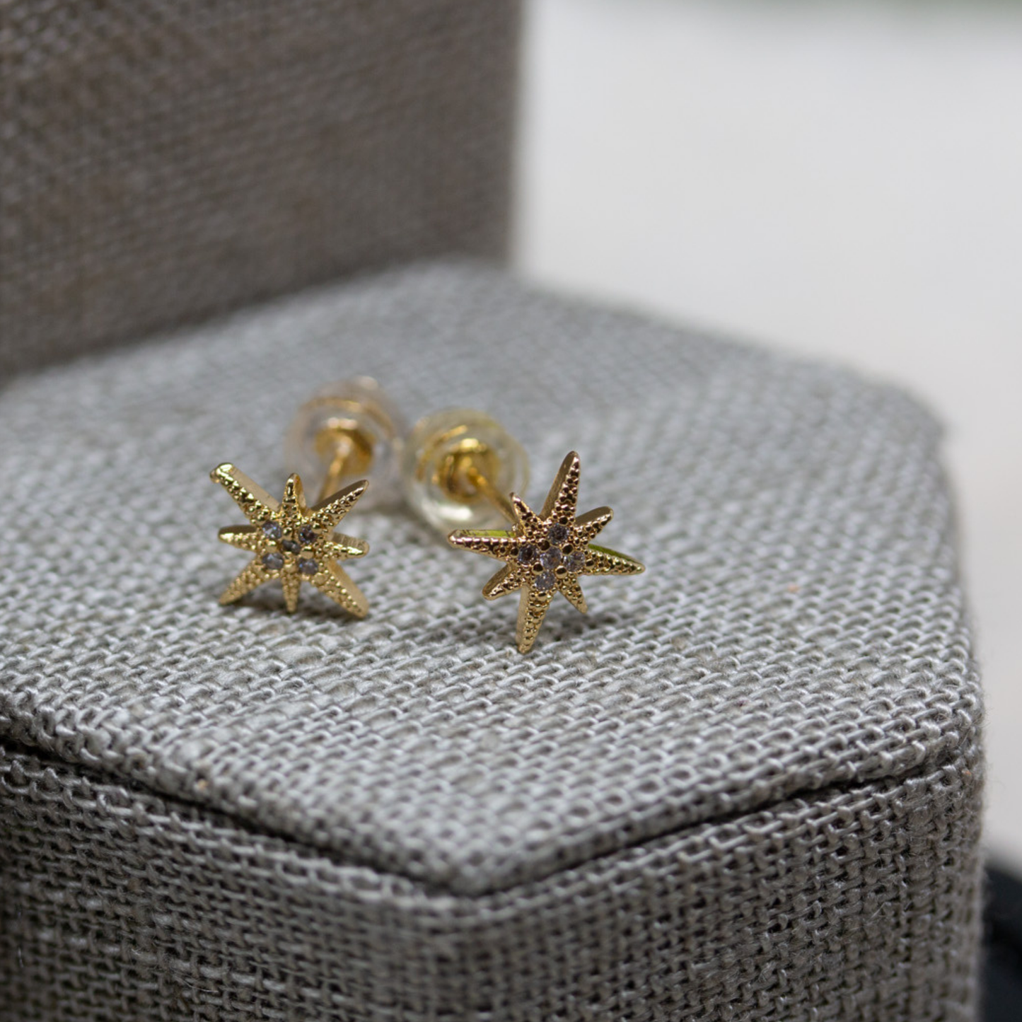 Heaven Inspired Stud Earrings - Gold