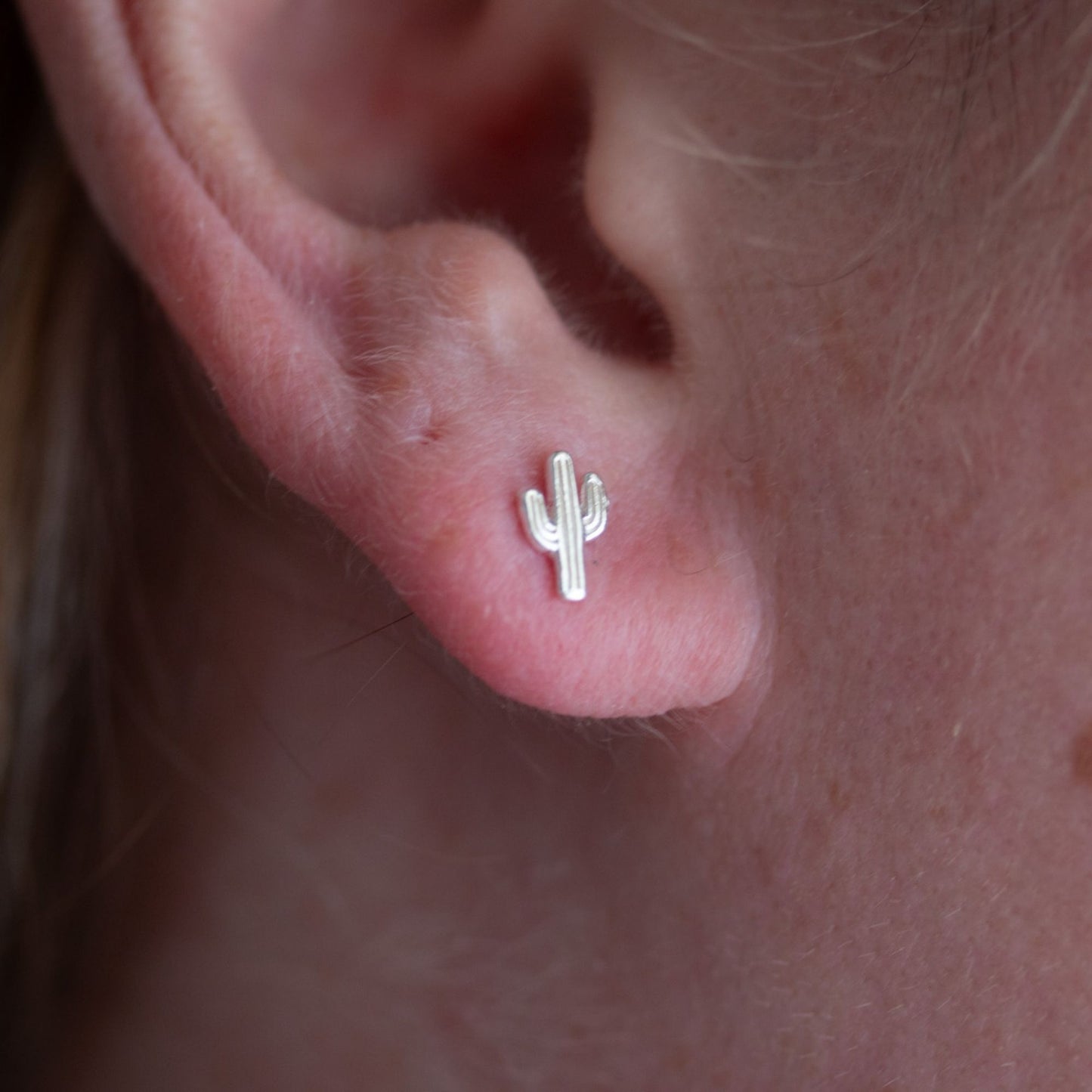 Heaven Inspired Stud Earrings - Sterling Silver