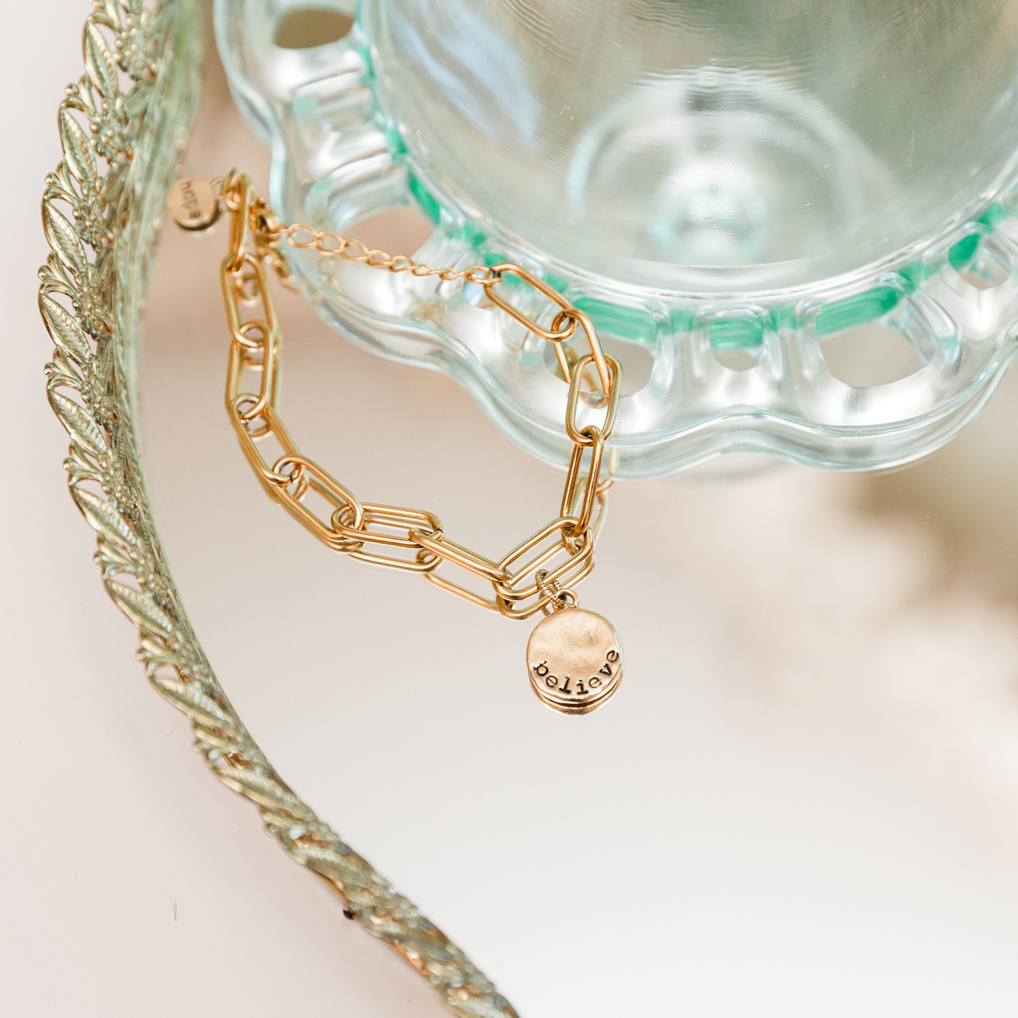 August "Believe" Bracelet