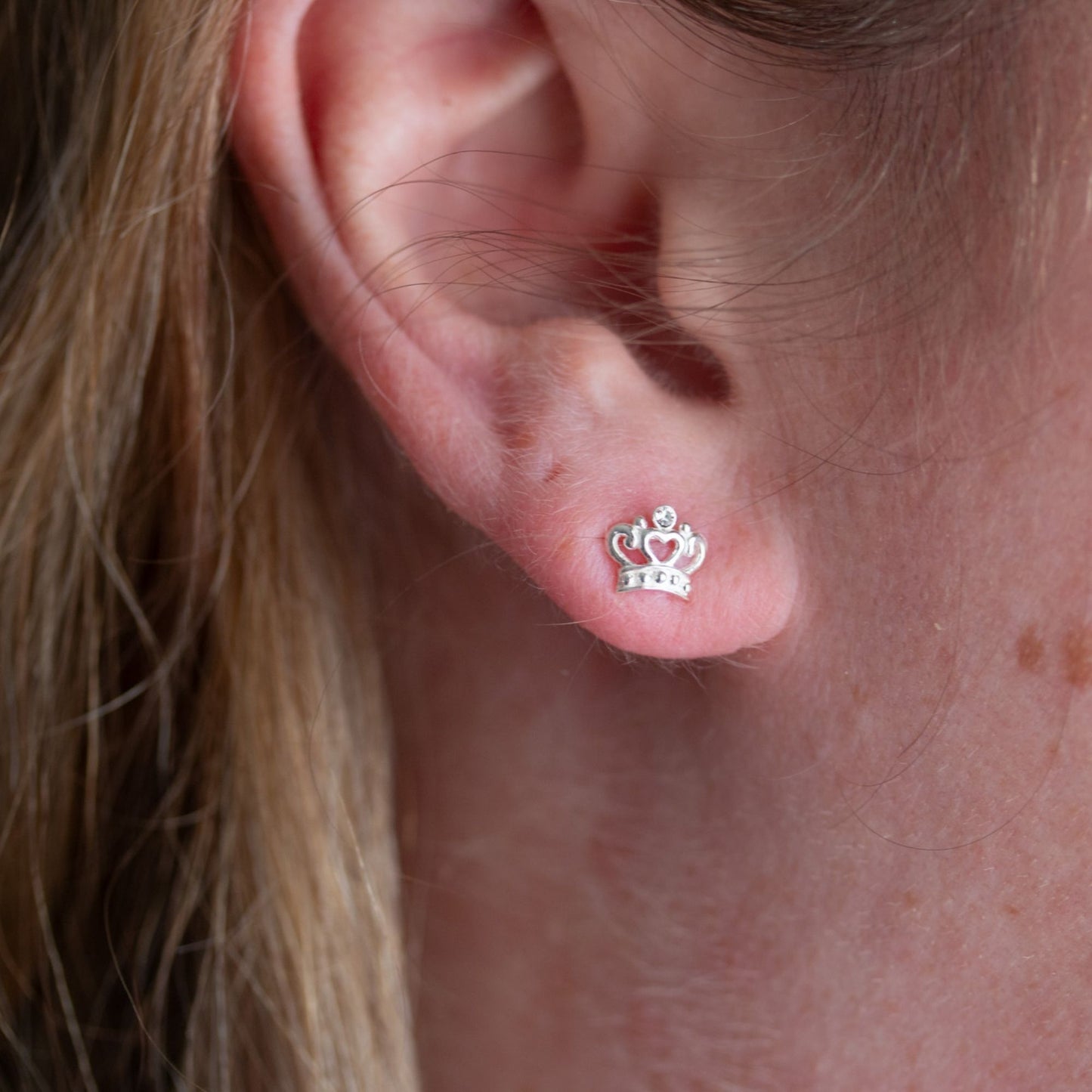 Heaven Inspired Stud Earrings - Sterling Silver
