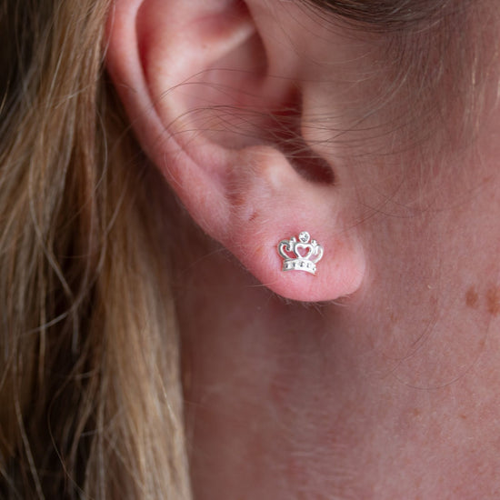 Heaven Inspired Stud Earrings - Sterling Silver