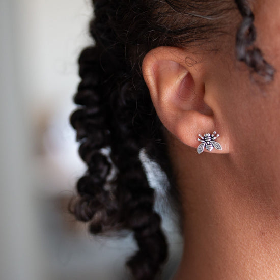 Heaven Inspired Stud Earrings - Sterling Silver