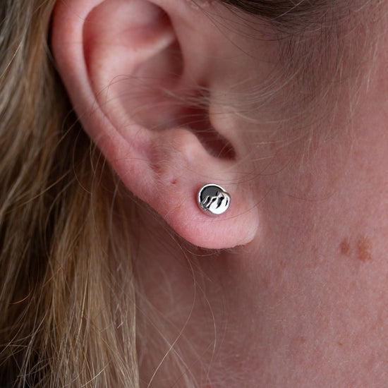 Heaven Inspired Stud Earrings - Sterling Silver