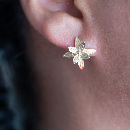 Heaven Inspired Stud Earrings - Gold