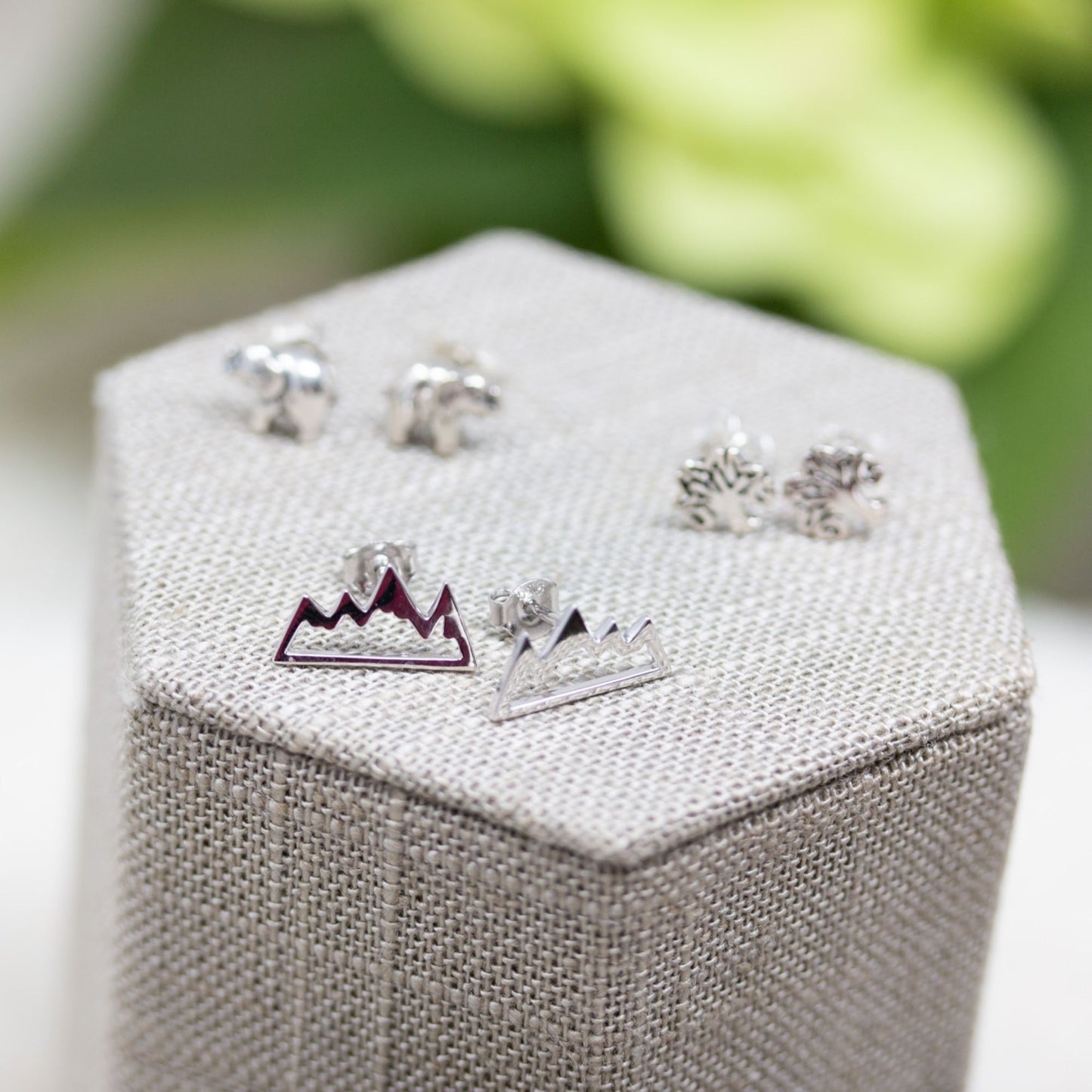 Heaven Inspired Stud Earrings - Sterling Silver