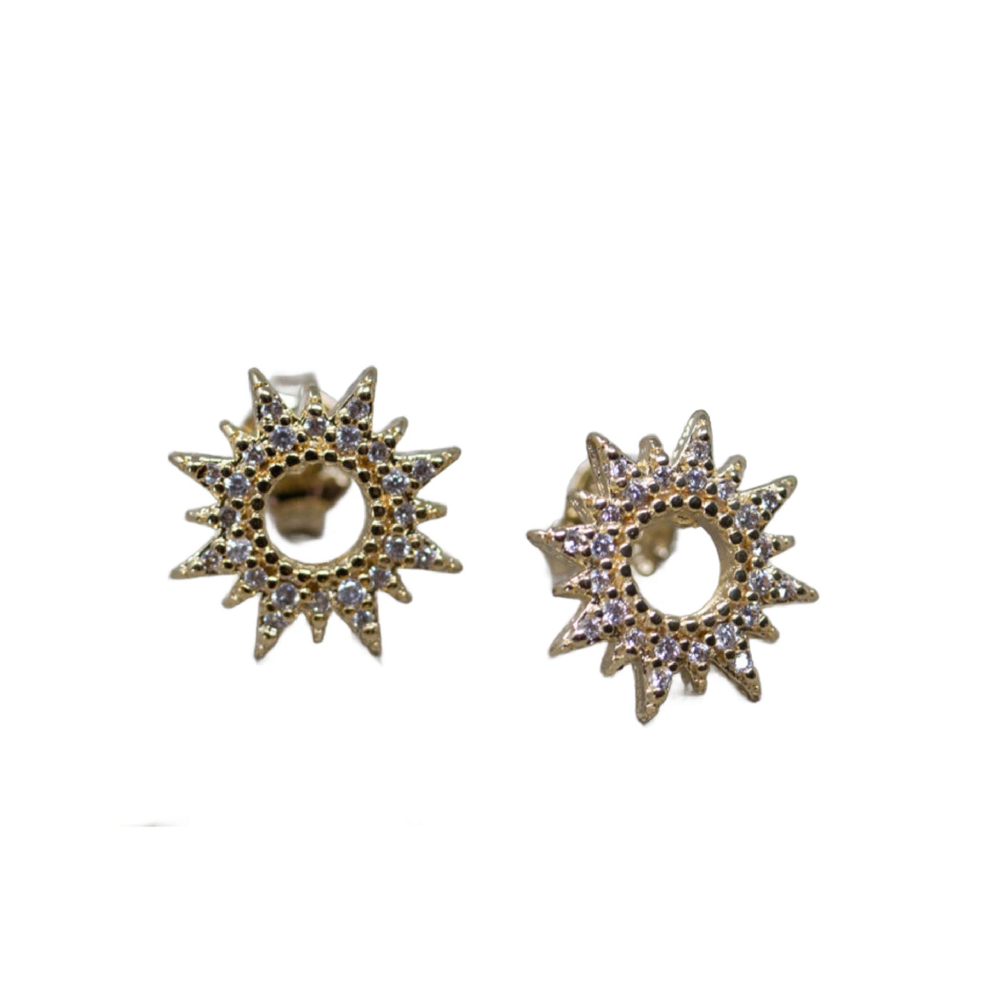 Heaven Inspired Stud Earrings - Gold