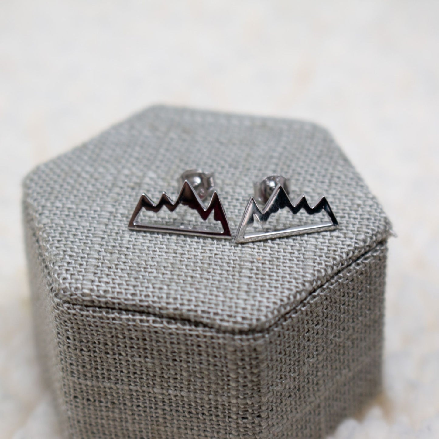 Heaven Inspired Stud Earrings - Sterling Silver
