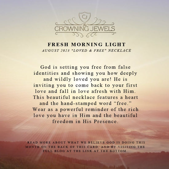 August "Loved & Free" Necklace