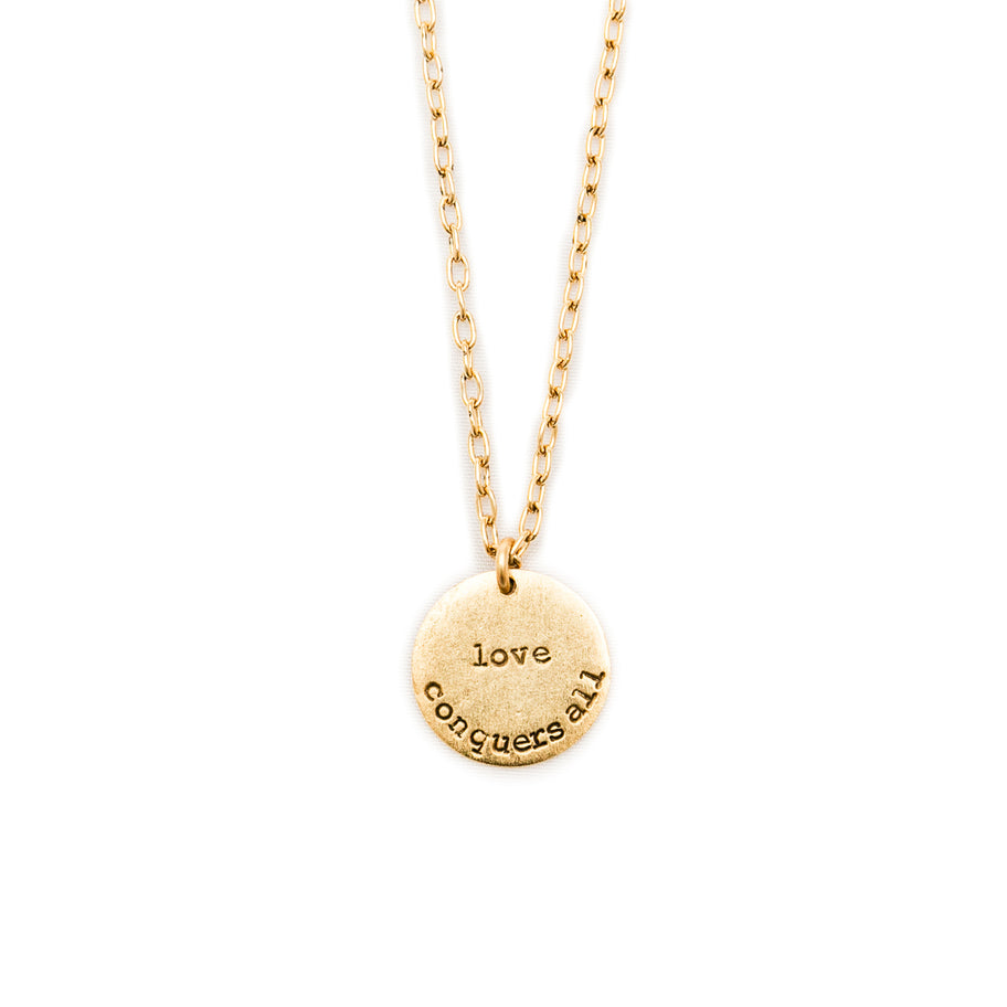 "Love Conquers All" Necklace