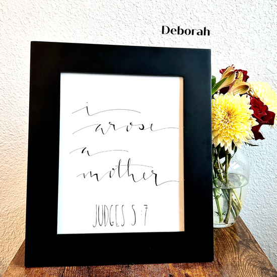 Hand-Lettered Scripture Prints