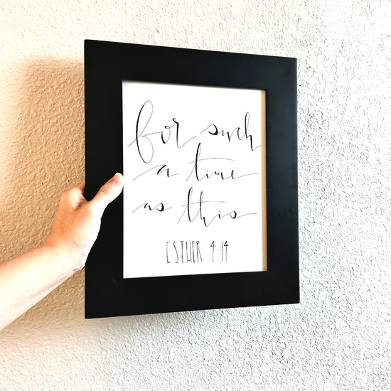 Hand-Lettered Scripture Prints