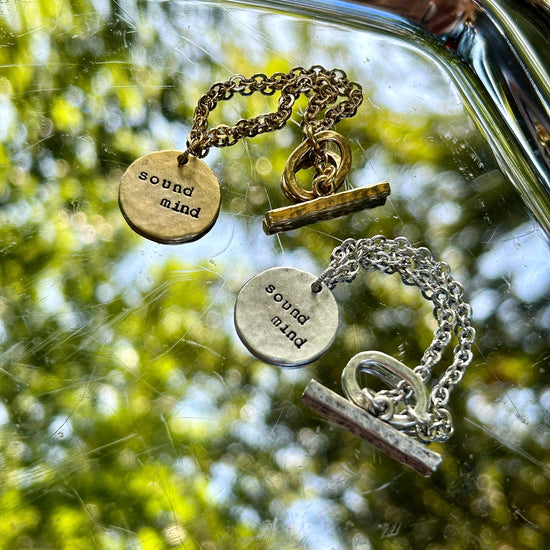Sound Mind: Toggle Clasp Bracelet