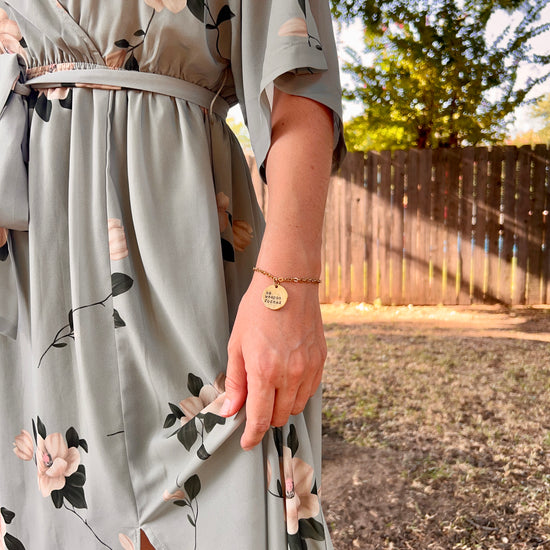No Weapon Formed: Toggle Clasp Bracelet