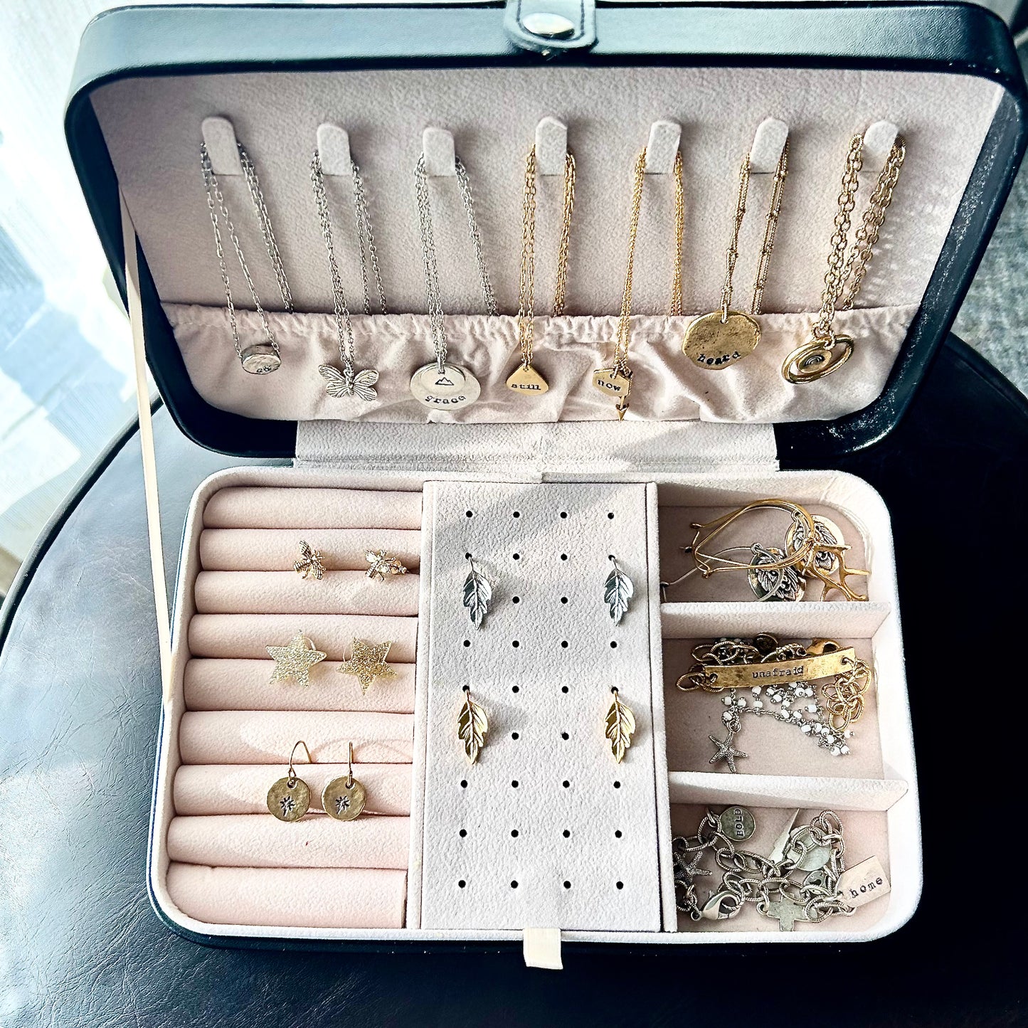 Load image into Gallery viewer, The Crowning Jewels Travel Jewelry Box
