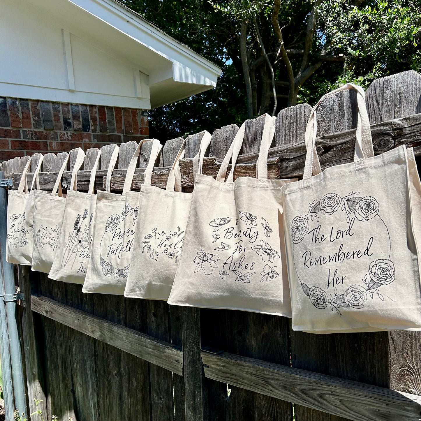 Heaven Inspired Canvas Tote