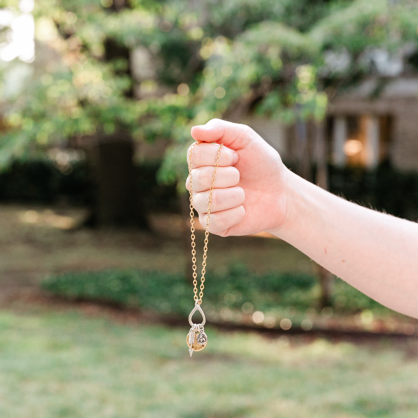 September "He Pursues" Necklace