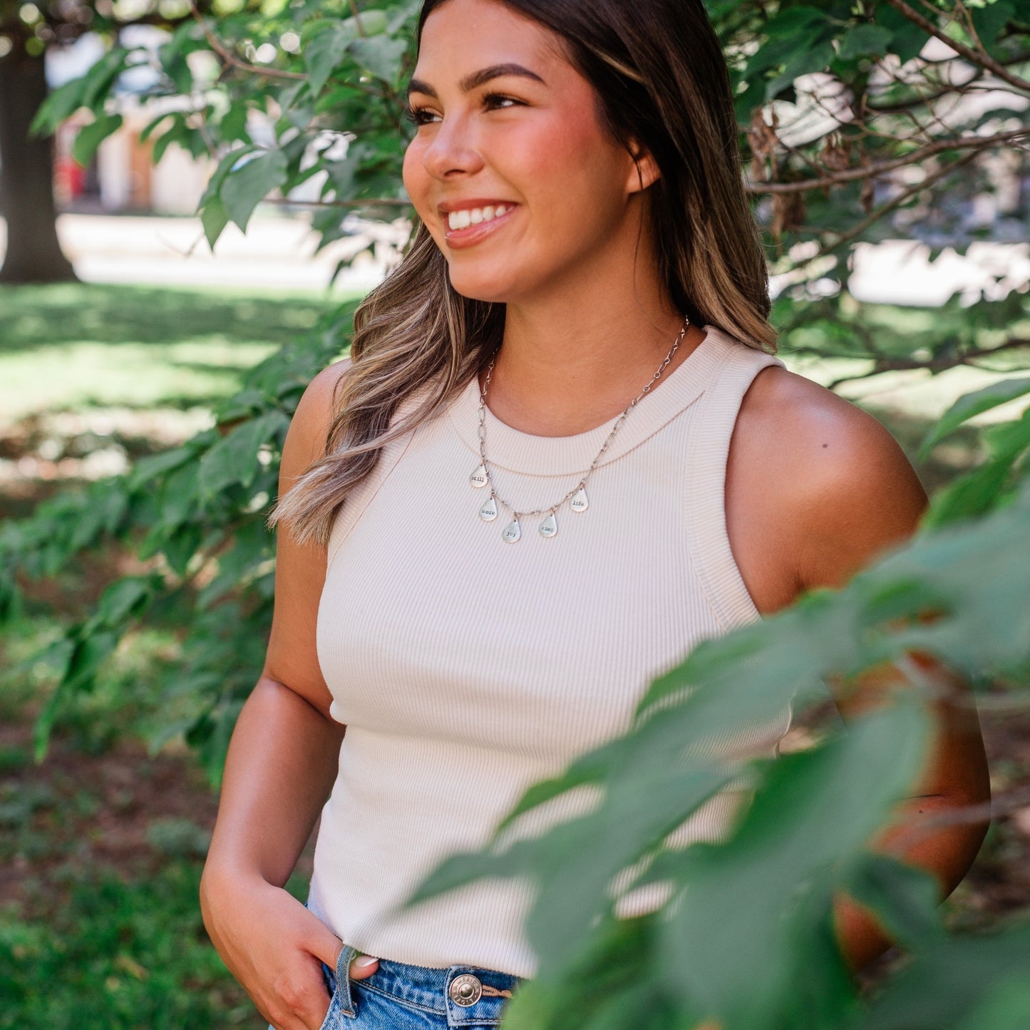 July "A Joy Filled Life" Necklace