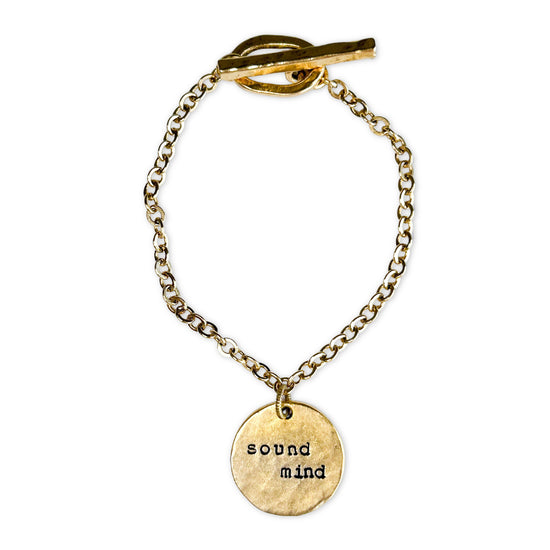 Sound Mind: Toggle Clasp Bracelet