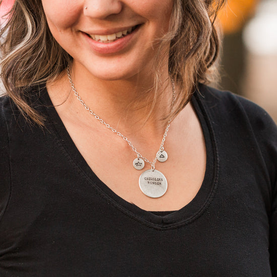 Load image into Gallery viewer, Heaven Inspired Selah Necklace - Silver
