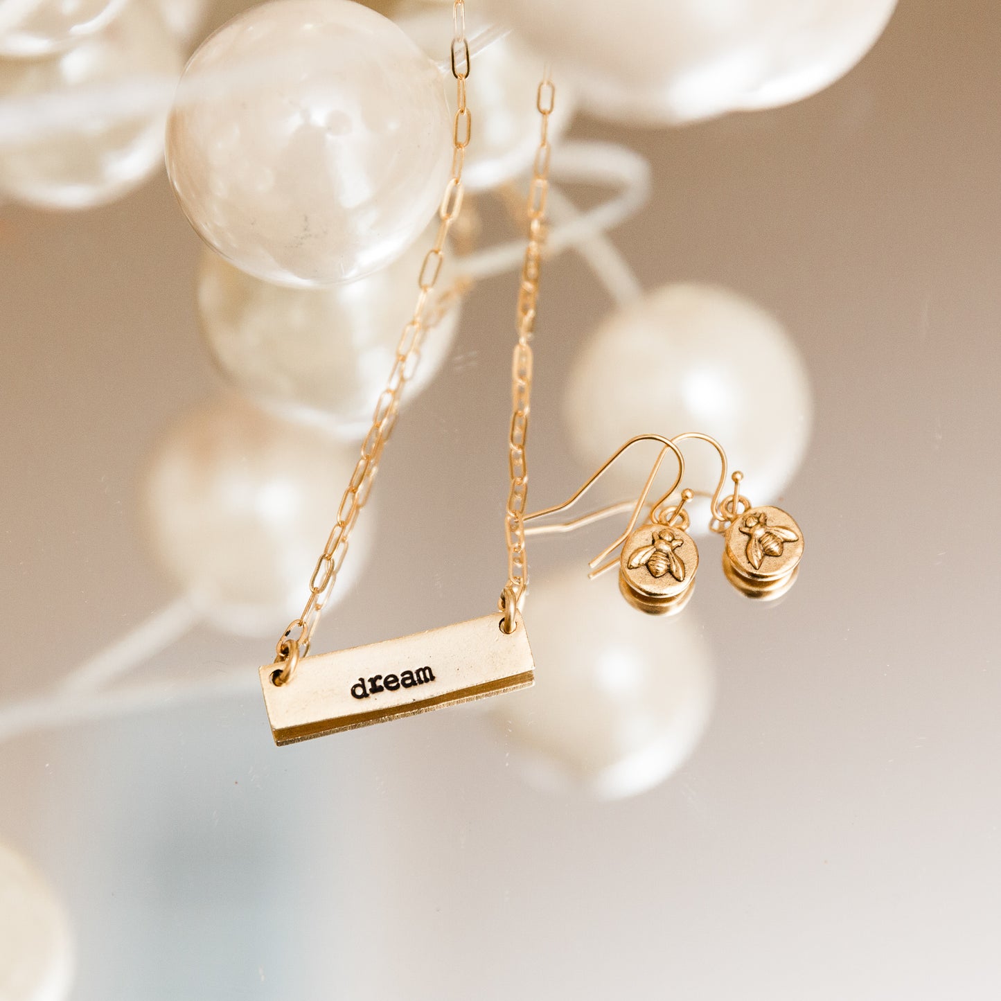 April “God Dreams“ Necklace & Earrings
