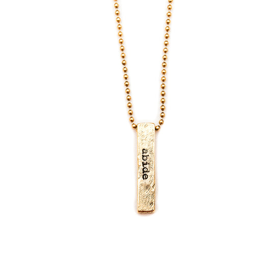 Heaven Inspired Cornerstone Necklace Unisex - Gold