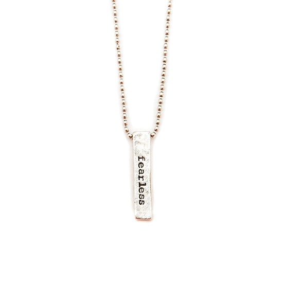 Heaven Inspired Cornerstone Necklace Unisex - Silver