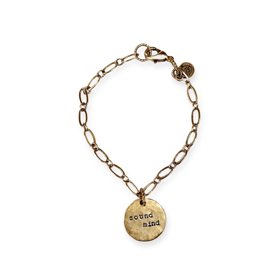 Sound Mind Oval Bracelet