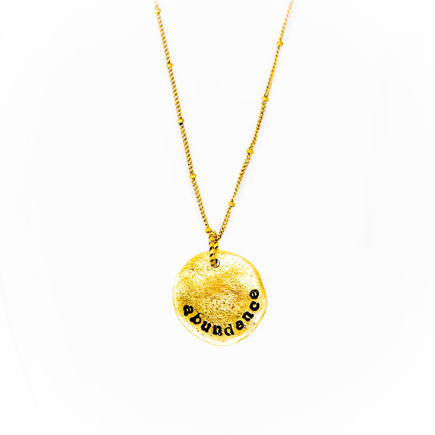 Heaven Inspired Damascus Necklace - Gold