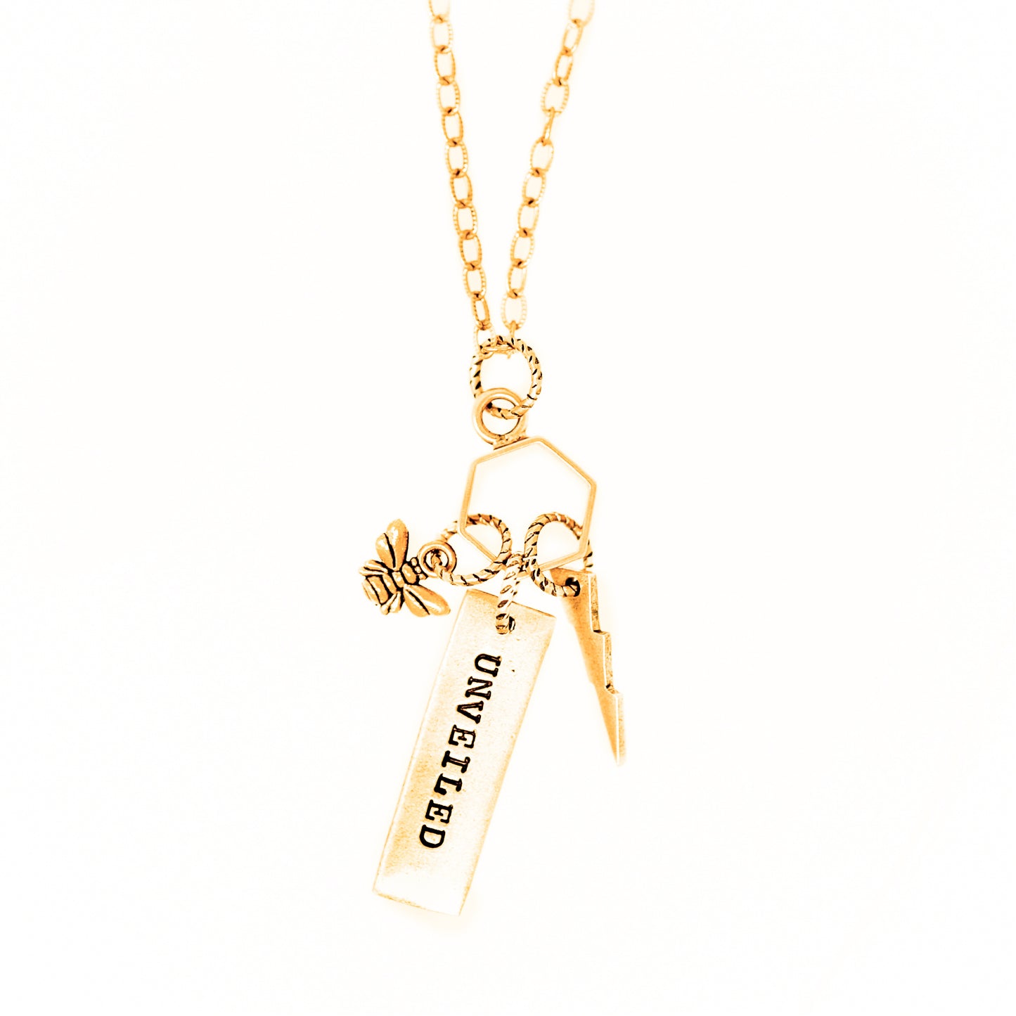 Load image into Gallery viewer, Heaven Inspired Mizpah Necklace - Gold
