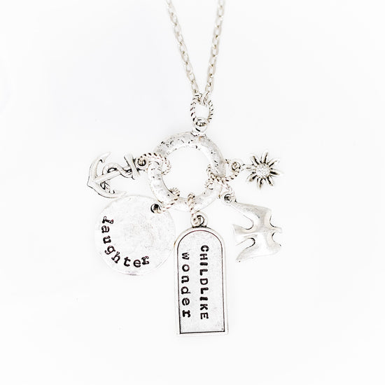 Heaven Inspired Phoenix Necklace - Silver