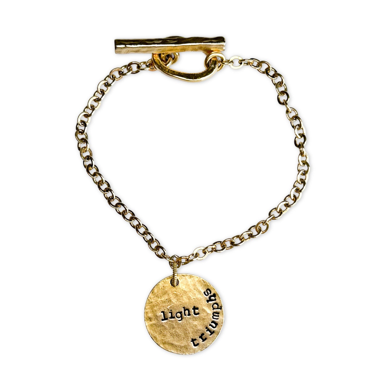 Light Triumphs: Toggle Clasp Bracelet